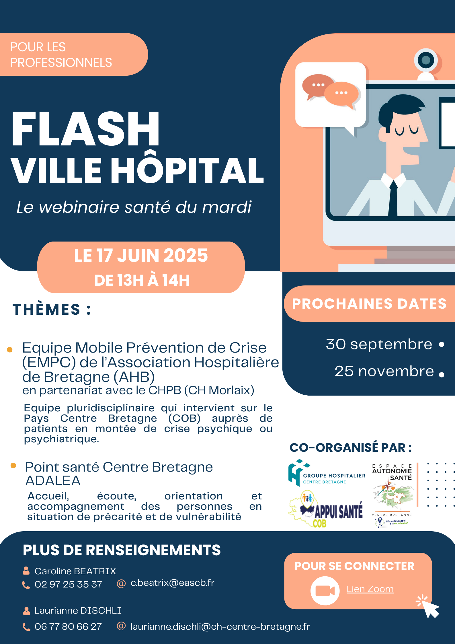 Affiche flash ville hopital du 17 juin 2025